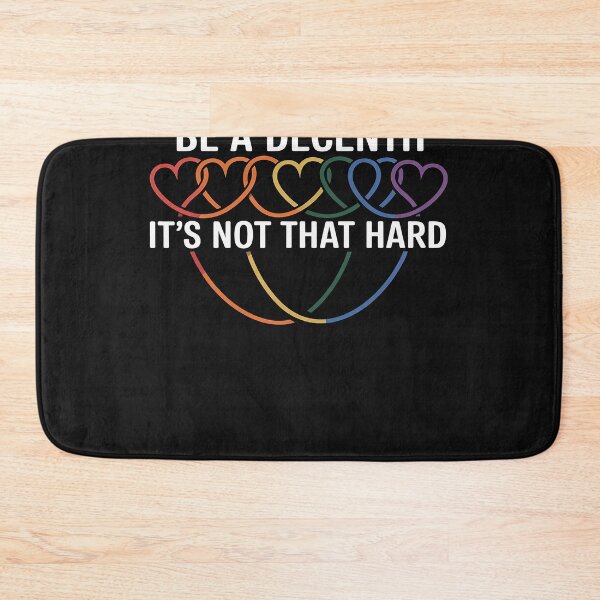 Item preview, LGBT Heart Retro Be A Decent Human It's Not That Hard designed and sold by GaryBellcvbnb.