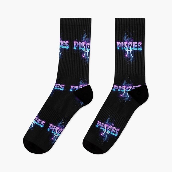 Item preview, Neon Pisces Zodiac Glow designed and sold by ZodiacWonders.