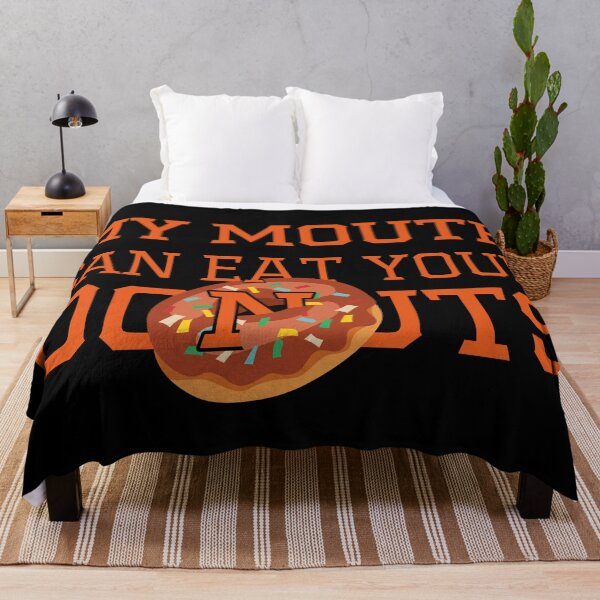 Item preview, My Mouth Can Eat Your Donuts Funny Quote Sweet Food Humor Gift Idea for Dessert Lovers designed and sold by karibov.