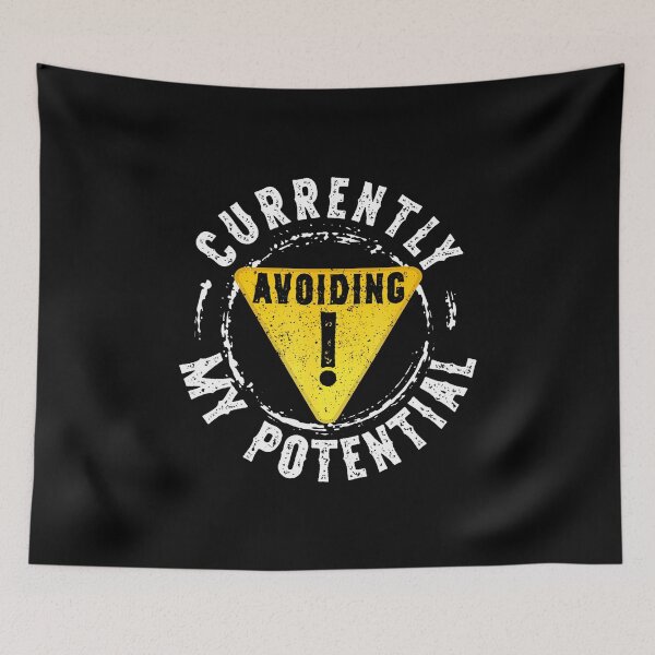 Item preview, Currently Avoiding My Potential Funny Apparel designed and sold by CaraRuth.