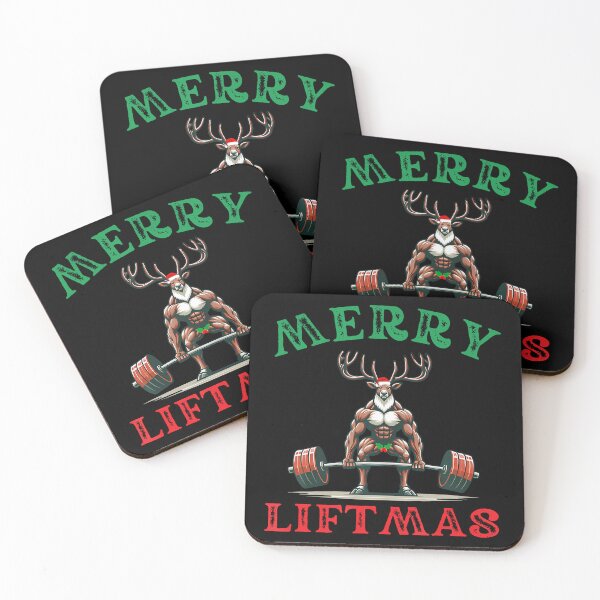 Item preview, Merry Liftmas Funny Workout Reindeer Gym Saying Christmas designed and sold by JeneMindy.