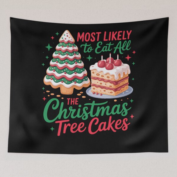 Item preview, Most All Retro Tree Cakes Vintage Classic Funny To The Likely Eat Christmas designed and sold by MediarMedic.