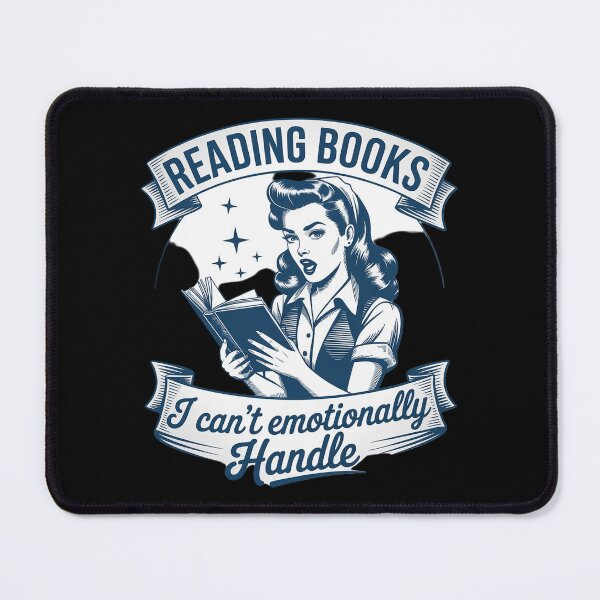 Item preview, Bookish Romance Reader Emotionally Attached Crying Over Book designed and sold by LittleDame.