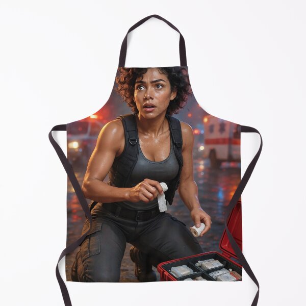Item preview, Sarah Duvall tactical gear generous aid wet street designed and sold by CathryneDelamort.