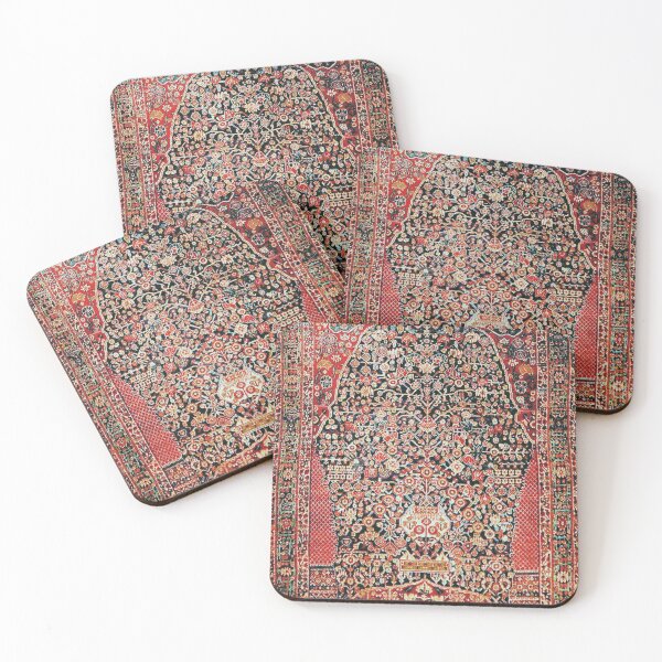 Item preview, Qashqai 1001 Flowers Rug Print designed and sold by Vicky Brago-Mitchell®.