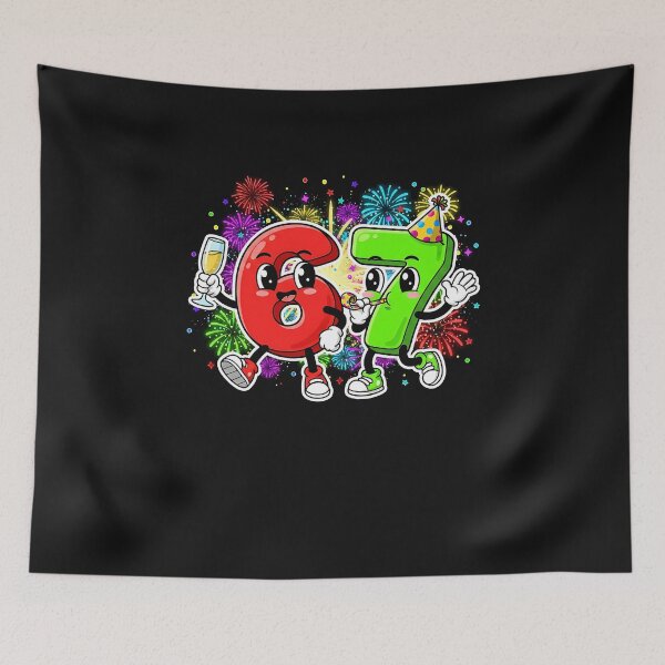 Item preview, Internet Memes 6 And 7 Six Seven Alpha Aura Energy Newyear designed and sold by TalalosART.