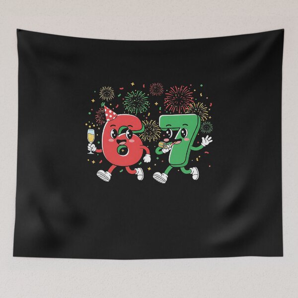 Item preview, Internet Memes 6 And 7 Six Seven Alpha Aura Energy Newyear  designed and sold by TalalosART.