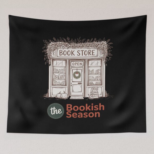 Item preview, Bookish Season Autumn Cozy Bookstore Fall Reading designed and sold by LittleDame.