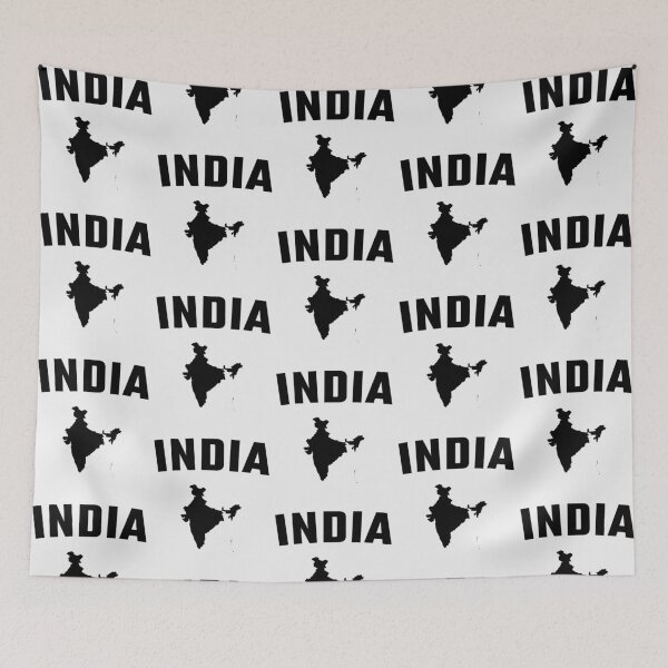 Item preview, Bold India Silhouette – Patriotic Map Art designed and sold by mashmosh.