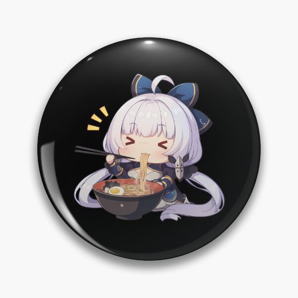Item preview, Illustrious Azur Lane Anime Girl Kawaii Ramen Blue Chibi Elegant Bowl designed and sold by Raslbazola.
