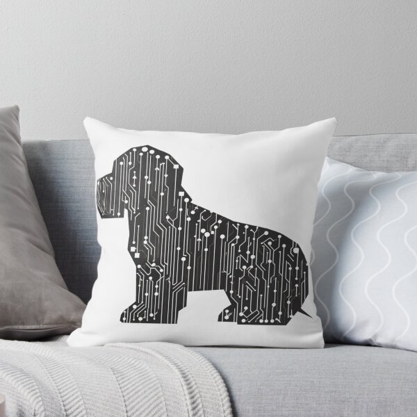 Item preview, Network Dog — Dog Silhouette Made From Network Elements designed and sold by Malfinio.
