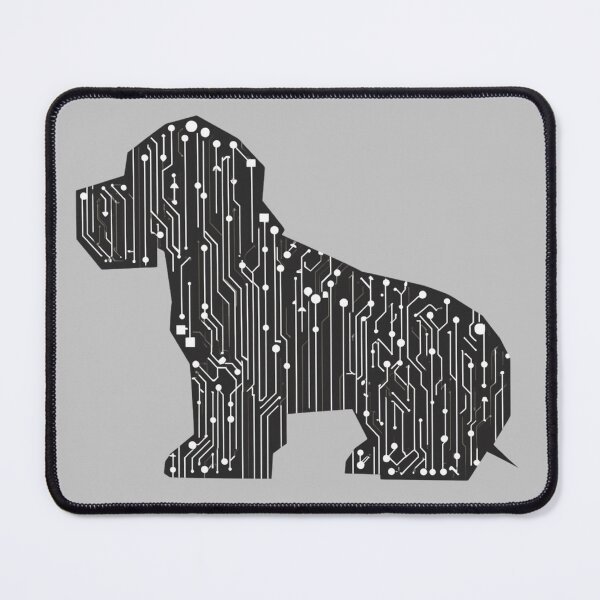 Item preview, Network Dog — Dog Silhouette Made From Network Elements designed and sold by Malfinio.