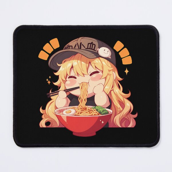 Item preview, Eosinophil Cells At Work Anime Kawaii Ramen Yellow Chibi Noodles Cute designed and sold by Raslbazola.