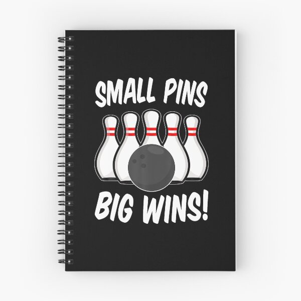 Item preview, Small Pins Big Wins Duckpin Bowling Bowling Pins Bowler designed and sold by OnaConnie.