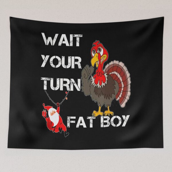 Item preview, Turn Wait Your Thanksgiving Funny Fatboy Meme Classic Turkey designed and sold by Rocklaretbean.