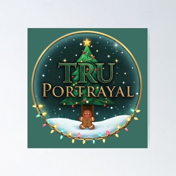 Item preview, Tru Portrayal Christmas Logo designed and sold by Tru Portrayal Atelier.