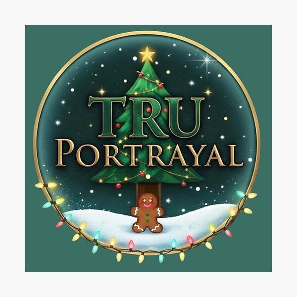 Item preview, Tru Portrayal Christmas Logo designed and sold by Tru Portrayal Atelier.