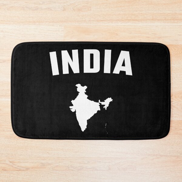 Item preview, Bold India Map Silhouette – Patriotic Minimalist Design designed and sold by mashmosh.