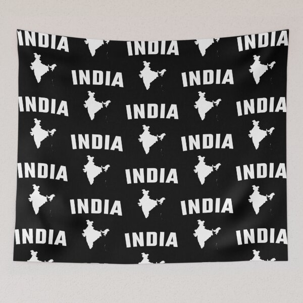 Item preview, Bold India Map Silhouette – Patriotic Minimalist Design designed and sold by mashmosh.