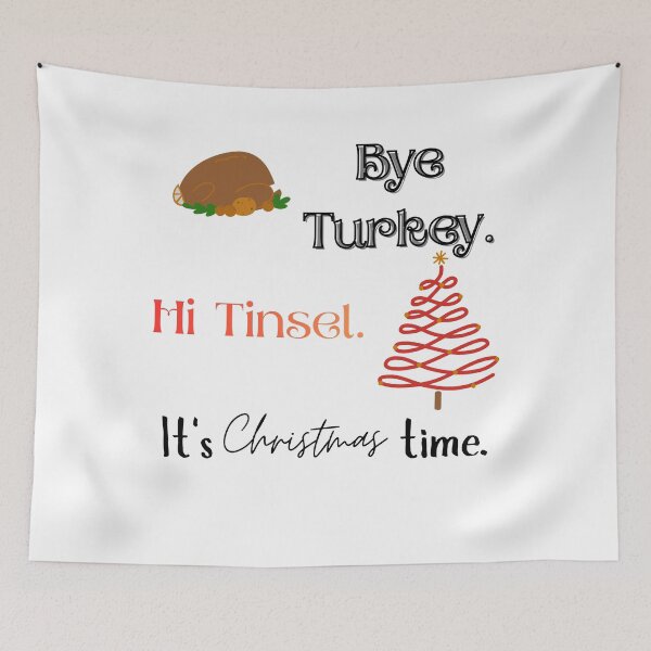 Item preview, Bye turkey, hi tinsel. designed and sold by Fiwe.
