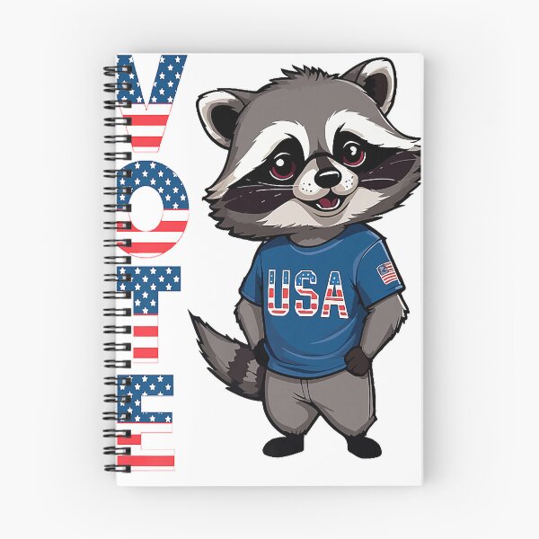 Item preview, Proud American Raccoon US Flag Vote Next President Of The US designed and sold by KirbyDa.