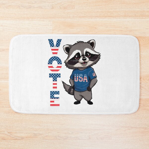 Item preview, Proud American Raccoon US Flag Vote Next President Of The US designed and sold by KirbyDa.