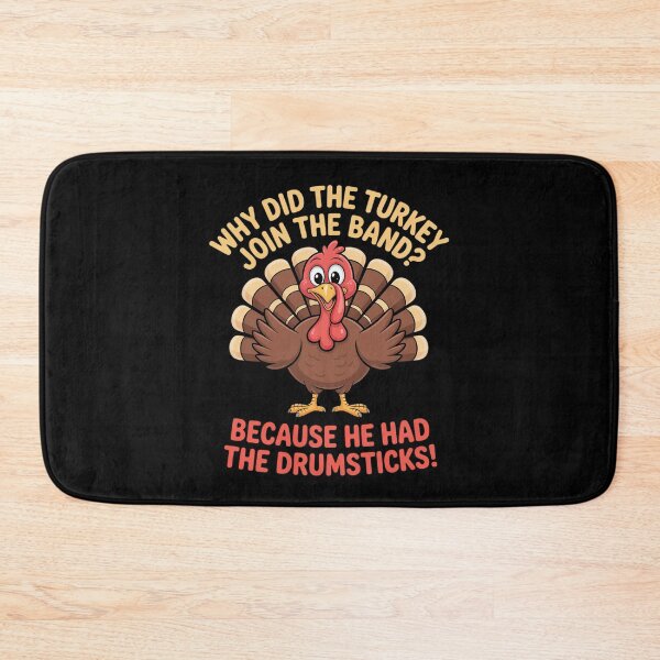 Item preview, Funny Thanksgiving Joke Turkey Drumsticks Band Drummer 2  designed and sold by RuthGAArt.