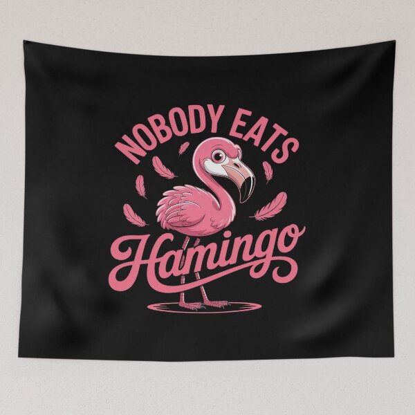 Item preview, Funny Thanksgiving Nobody Eats Flamingo Turkey Face  designed and sold by RuthGAArt.