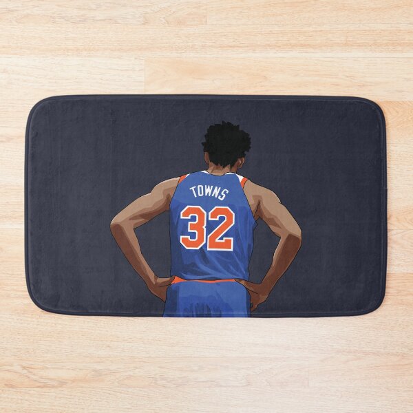 Item preview, Karl-Anthony Towns Vector Back Above Waist Blue Qiangy designed and sold by qiangdade.