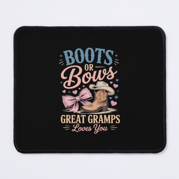 Item preview, Boots or Bows Great Gramps Loves You Gender Reveal designed and sold by GasVille.
