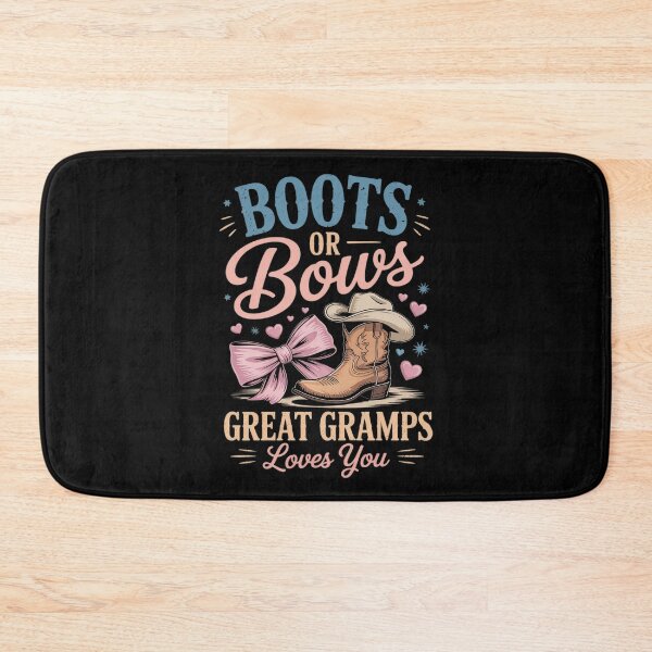 Item preview, Boots or Bows Great Gramps Loves You Gender Reveal designed and sold by GasVille.