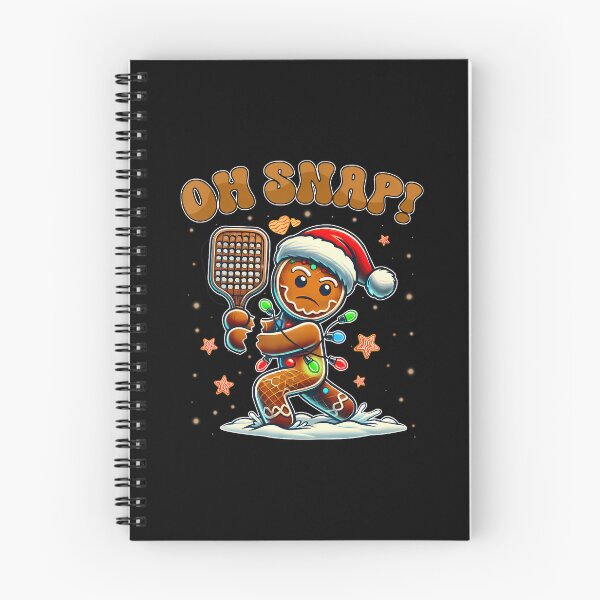 Item preview, Oh Snap Gingerbreadman Christmas Pickleball designed and sold by CharlotteSandra.