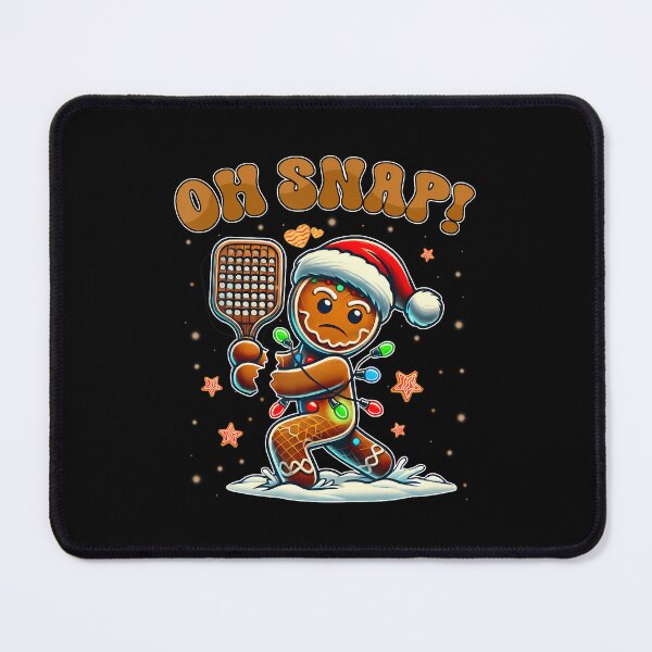Item preview, Oh Snap Gingerbreadman Christmas Pickleball designed and sold by CharlotteSandra.