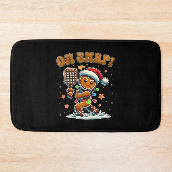 Item preview, Oh Snap Gingerbreadman Christmas Pickleball designed and sold by CharlotteSandra.