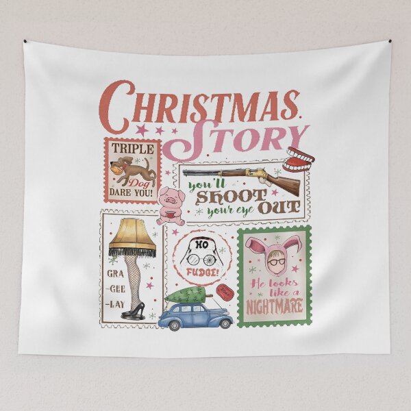 Item preview, Christmas Story Stamps, Christmas Story, Leg Lamp Christmas, Christmas Story Quote designed and sold by peggycantu.