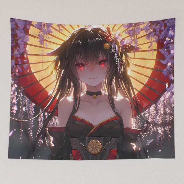 Item preview, Taihou Azur Lane Wisteria Moonlight Sakura Fantasy Night Anime Girl designed and sold by Raslbazola.