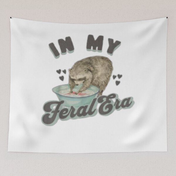 Item preview, In My Feral Era Raccoon designed and sold by KirbyDa.