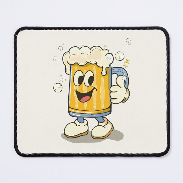 Item preview, Happy Beer Mug Character Thumbs Up designed and sold by Mariia Berezhna.