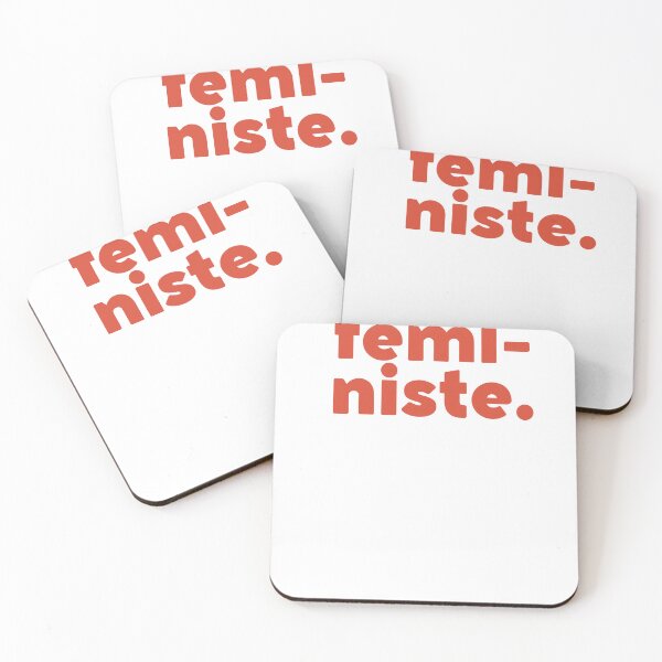 Item preview, fémi- niste. fiesty. feminist. designed and sold by April Showers.