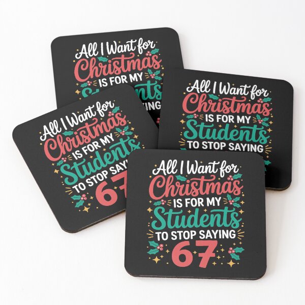 Item preview, All I Want For Christmas Is For My Students To Stop Saying 67 Dtf Ready To Press designed and sold by peggycantu.