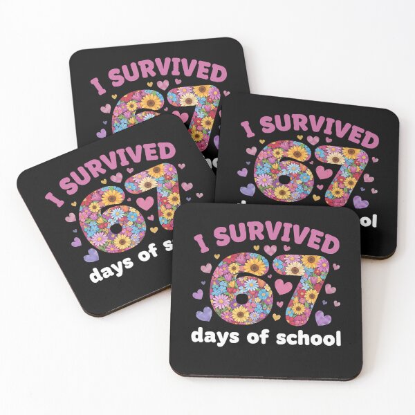 Item preview, Survived Classic Funny Meme Student Teacher 67 Days 67 of I School designed and sold by SteveSaccoro.