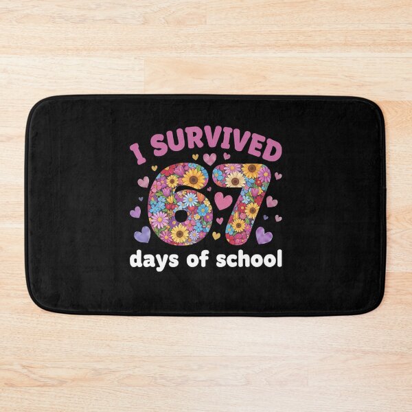 Item preview, Survived Classic Funny Meme Student Teacher 67 Days 67 of I School designed and sold by SteveSaccoro.