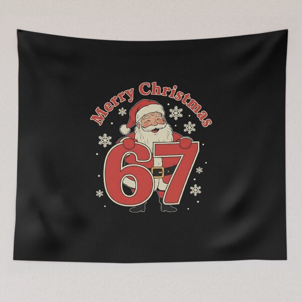 Item preview, Merry Christmas 67 Santa Funny Number designed and sold by MOHITSALVI.