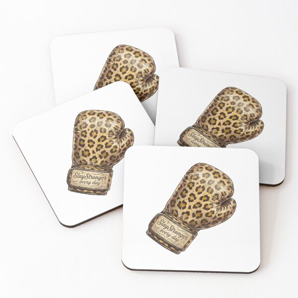 Item preview, Leopard Print Boxing Glove - Slay Stronger Every Day designed and sold by Hen-C-Art.