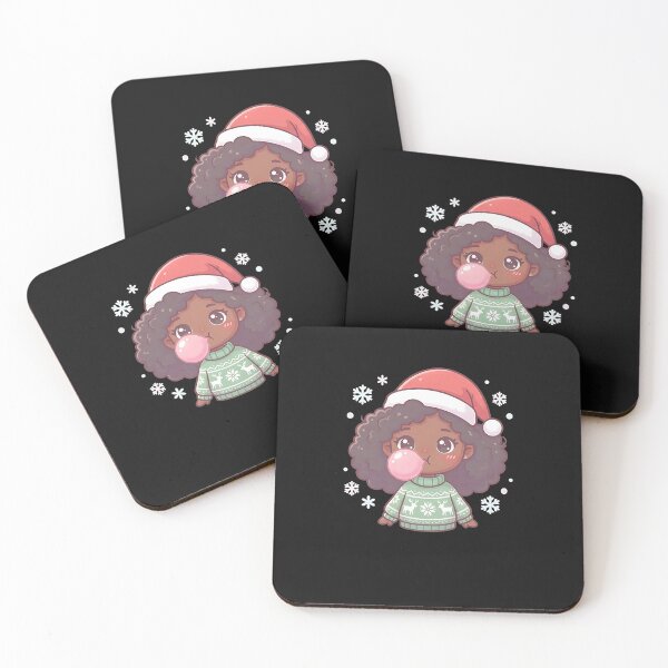 Item preview, Merry Christmas Black Girl Santa Bubble Gum designed and sold by MOHITSALVI.