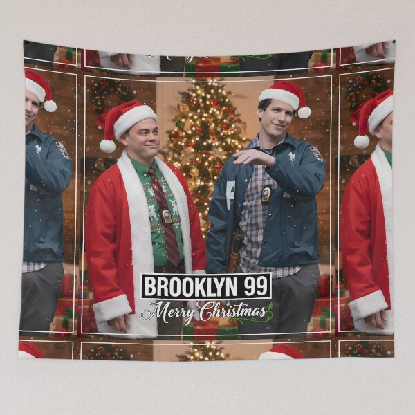 Item preview, Funny Detective Duo in Christmas Outfits – Hilarious Holiday Comedy Art designed and sold by Artistic canvas store.