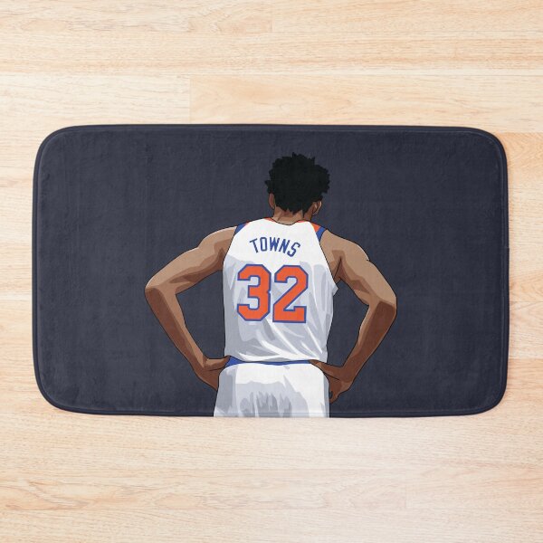 Item preview, Karl-Anthony Towns Vector Back Above Waist White Qiangy designed and sold by qiangdade.