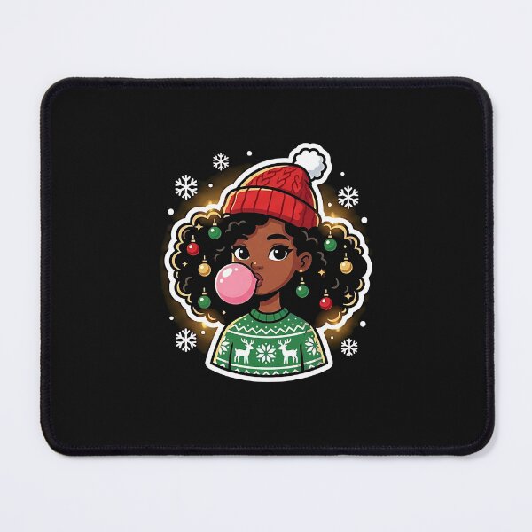 Item preview, Merry Christmas Black Girl Santa Bubble Gum designed and sold by MOHITSALVI.