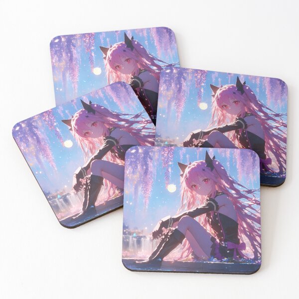 Item preview, Krul Tepes Seraph Of The End Wisteria Moonlight Fantasy Sakura Night Anime Girl designed and sold by Raslbazola.