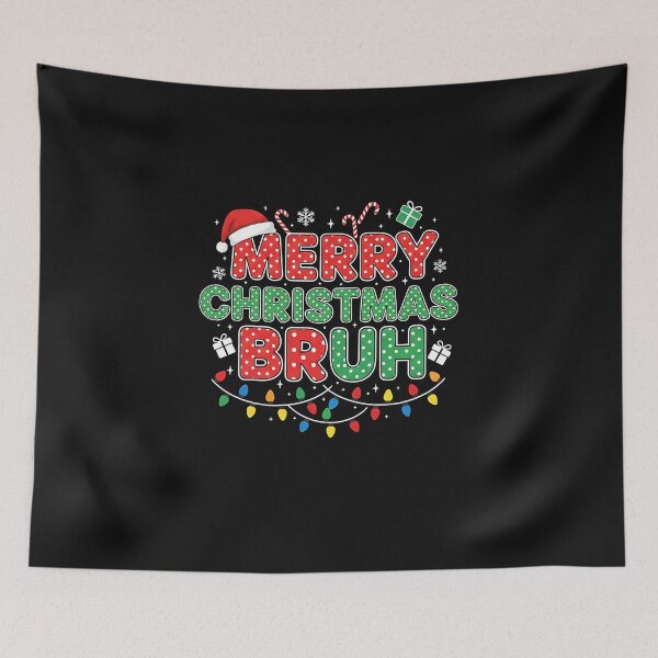 Item preview, Merry Christmas Bruh Funny Gen Alpha Holiday designed and sold by MOHITSALVI.
